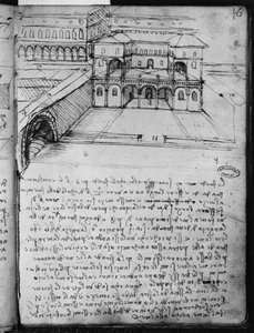 Architectural sketch for an 